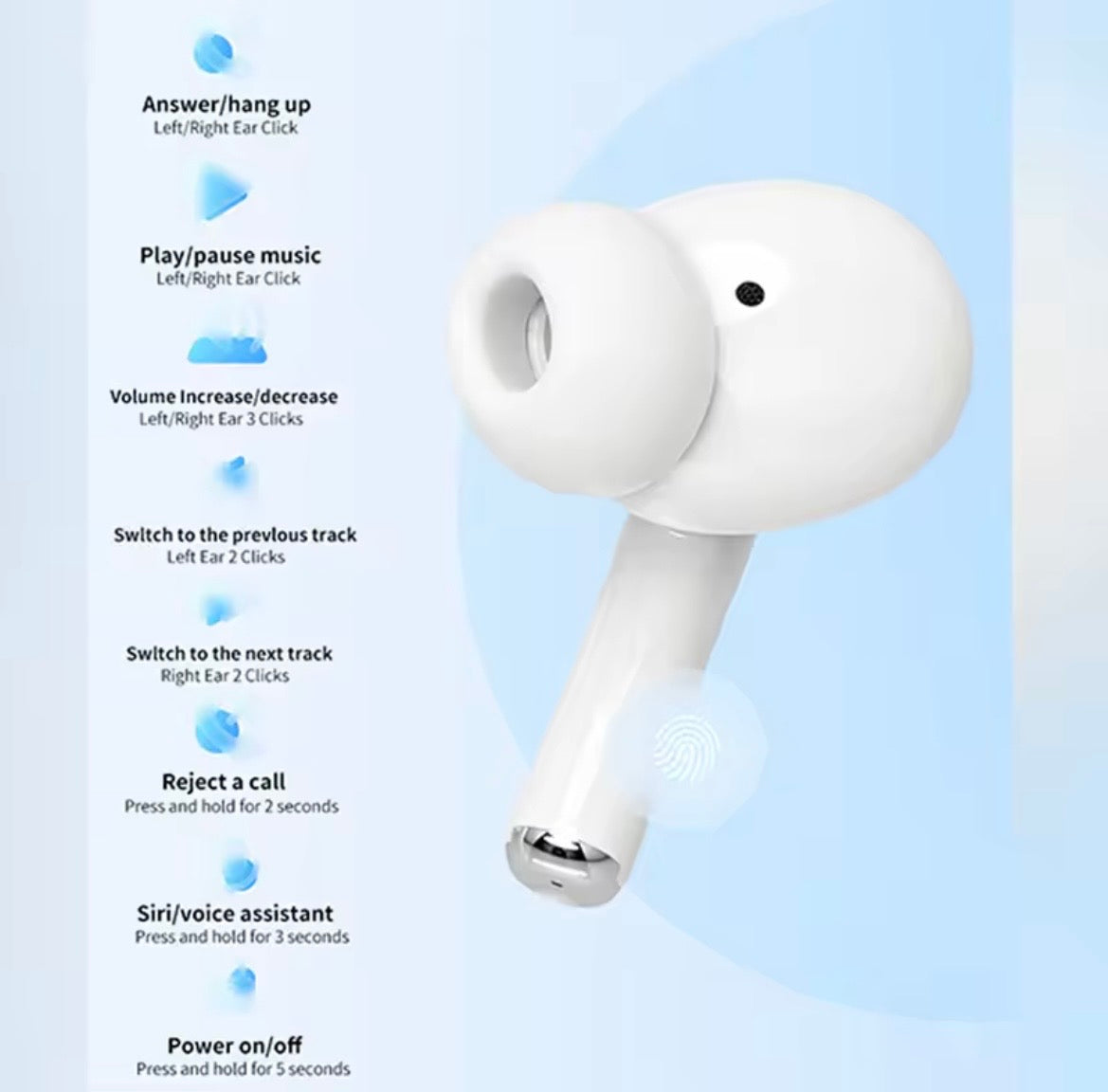 Auriculares inalámbricos Air Pro con reducción de ruido