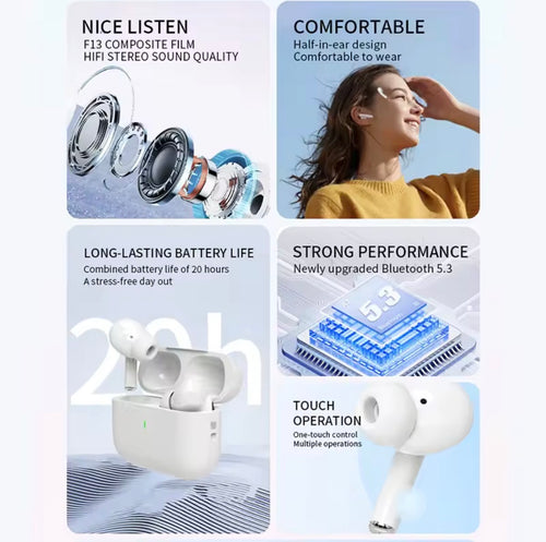 Auriculares inalámbricos Air Pro con reducción de ruido