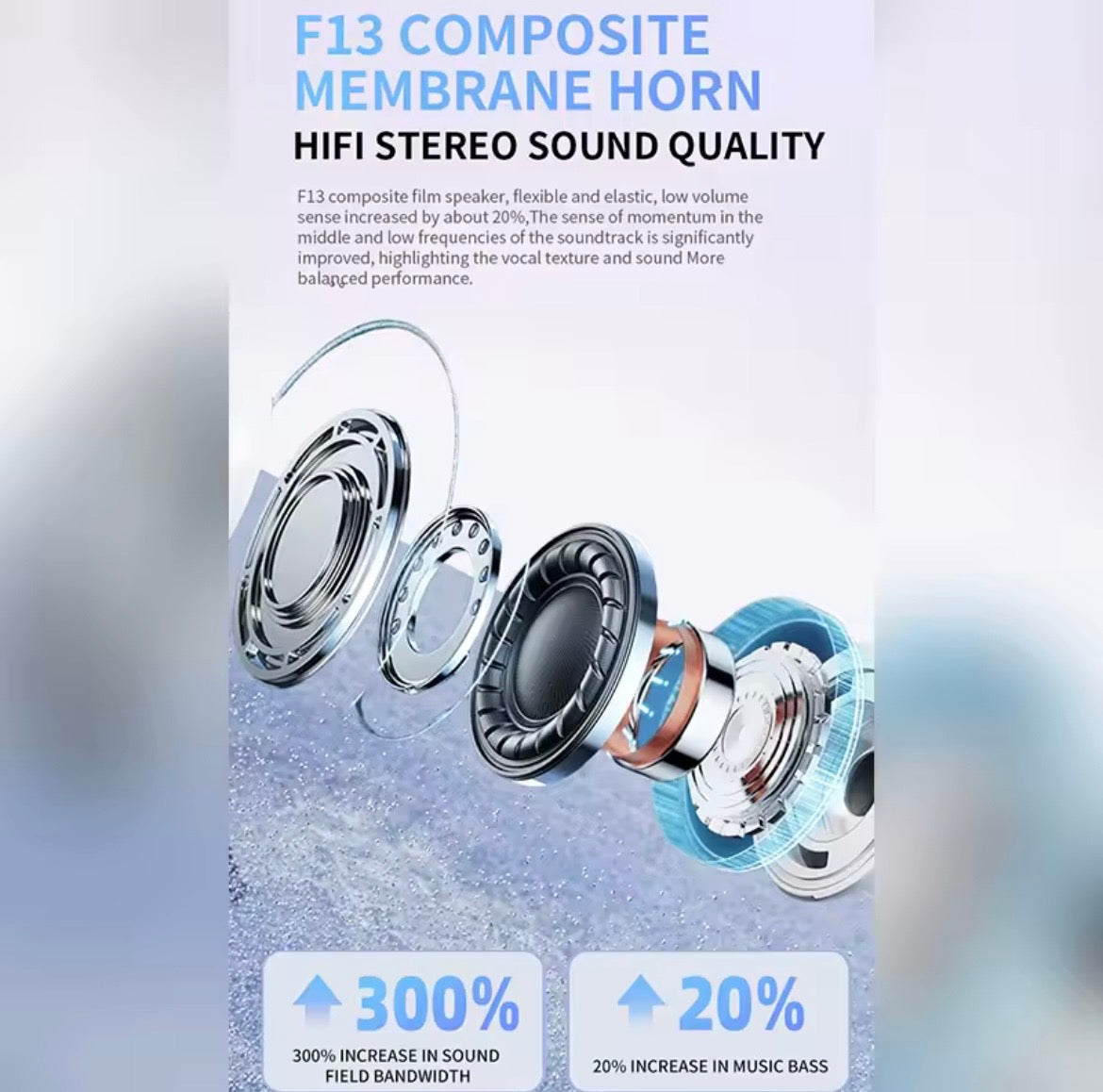 Auriculares inalámbricos Air Pro con reducción de ruido